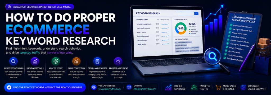 How to do proper ecommerce keyword research