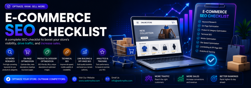 e-commerce seo checklist